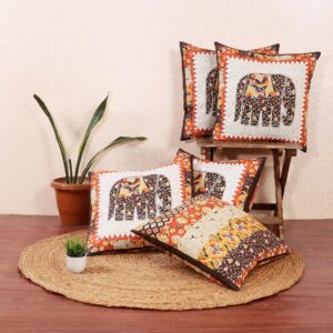Badmeri Pure Cotton Cushion Cover