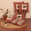 Jaipuri Hathi Print Cotton Cushion Covers